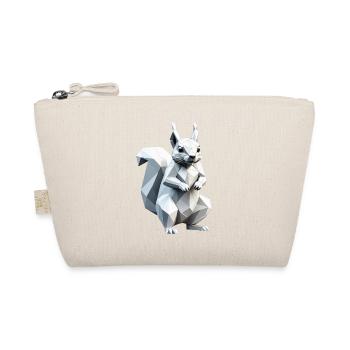 Écureuil - Mignon design de polygone bas - Trousse biologique - nature - Devant