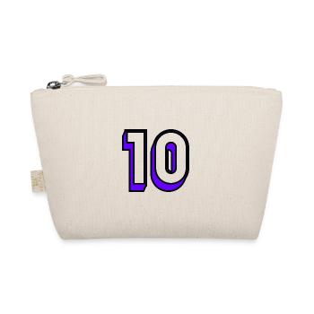 10. 10 YEARS. 10TH ANNIVERSARY. BIRTHDAY 10 YEARS. - Organic Pouch - nature - Front