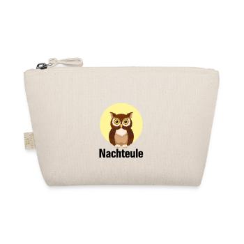Nachteule - Party, clubbing, feiern, Mond, Eule - Bio-Täschchen - Natur - Vorne