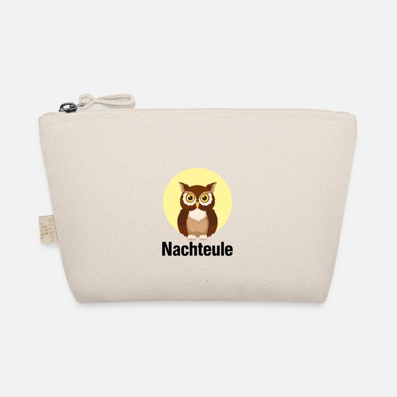 Nachteule - Party, clubbing, feiern, Mond, Eule - Bio-Täschchen - Natur