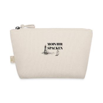 Moin Ihr Spacken Segeln Leuchtturm Geschenk - Bio-Täschchen - Natur - Vorne