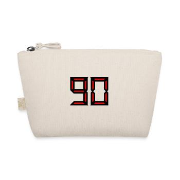 90 YEARS. 90TH ANNIVERSARY. BIRTHDAY 90 YEARS. 90 - Organic Pouch - nature - Front