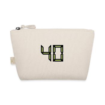 40. 40 ANS. 40e ANNIVERSAIRE. ANNIVERSAIRE 40 ANS - Trousse biologique - nature - Devant
