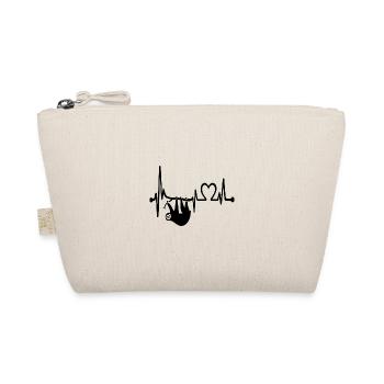 La ligne de cœur / battement du cœur avec paresseux - Trousse biologique - nature - Devant