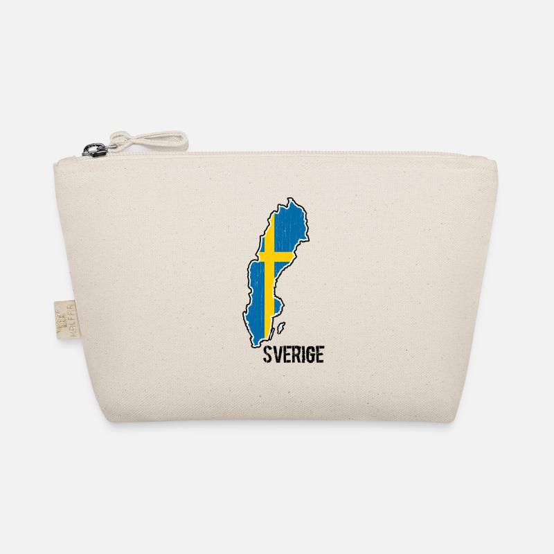 Souvenir du contour du drapeau de la Suède Trousse biologique