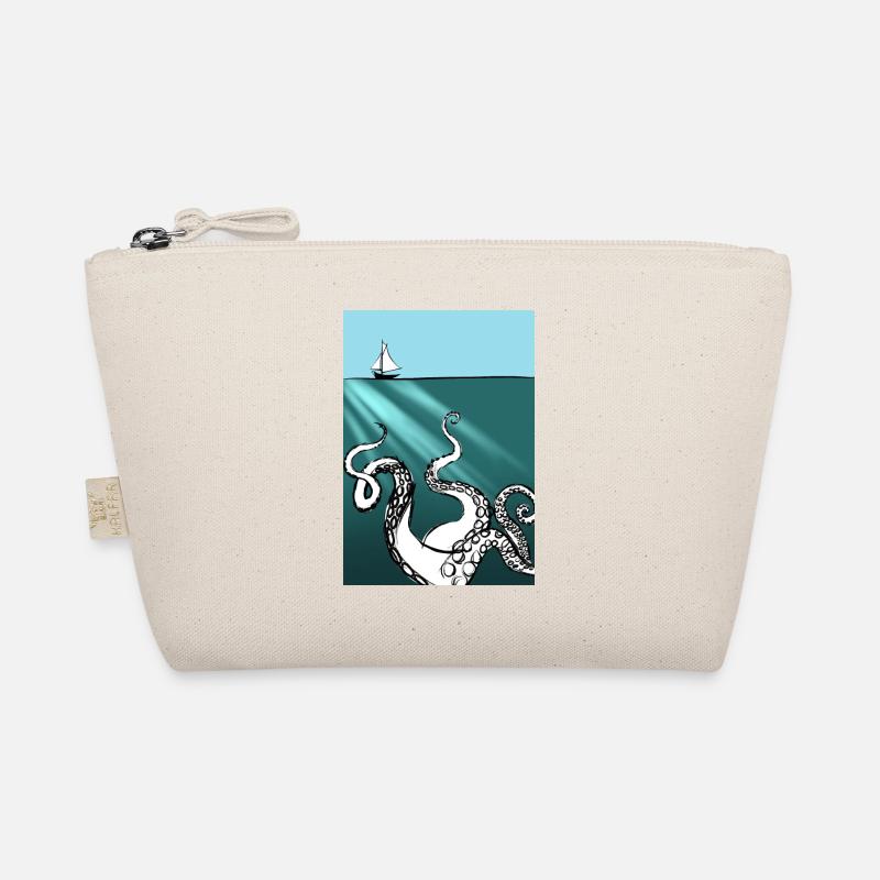 Boat and octopus Organic Pouch