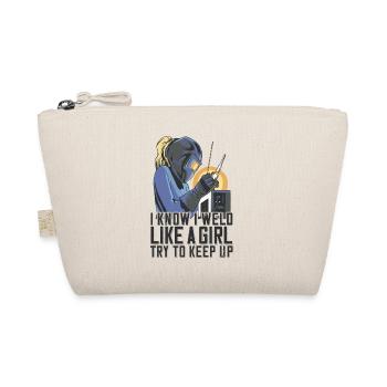 Welder Mama for welders and - Organic Pouch - nature - Front