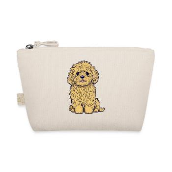 Süßer Maltipoo Pudel Malteser - Bio-Täschchen - Natur - Vorne