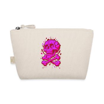 Graffiti Crâne de Pirate Rose - Trousse biologique - nature - Devant