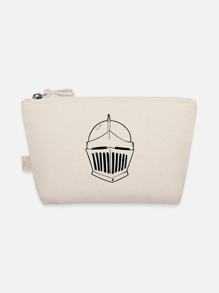 Knights plate armor helmet - Organic Pouch - nature - Front