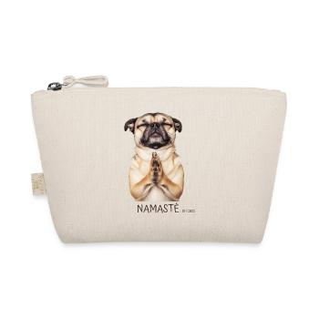 Hund in Yoga Pose - Namasté Bitches - Bio-Täschchen - Natur - Vorne