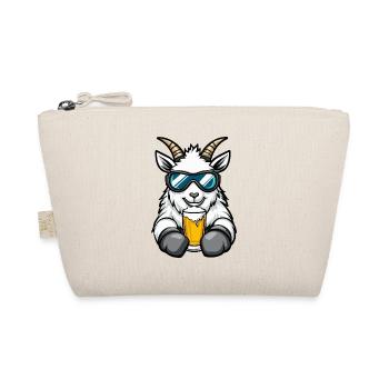 Mountain Goat Après Ski Beer Goat Comic - Organic Pouch - nature - Front