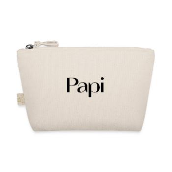 VATERTAG. ALLES GUTE ZUM GEBURTSTAG, PAPA. PAPA. ALLES GUTE ZUM GEBURTSTAG - Bio-Täschchen - Natur - Vorne