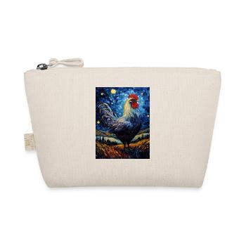 Rooster, Van Gogh, Starry Night, Animal, Chicken - Organic Pouch - nature - Front