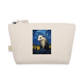 opossum, van gogh, sternennacht, tier - Bio-Täschchen - Natur - Vorne