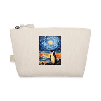 penguin, van gogh, starry night, animal, bird - Organic Pouch - nature - Front