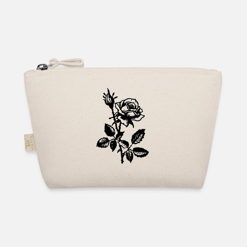 Rose Flower Organic Pouch