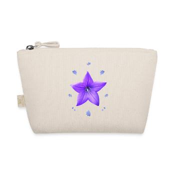 Campanule violet motif floral fleur bleue - Trousse biologique - nature - Devant