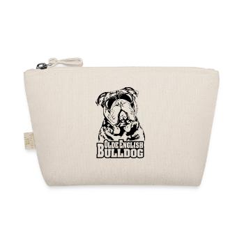 OLDE ENGLISH BULLDOG cool Sonnenbrille Hunde OEB - Bio-Täschchen - Natur - Vorne