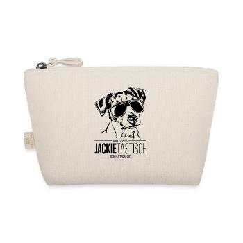 JACKIETASTISCH Jack Russell Terrier Hundespruch - Bio-Täschchen - Natur - Vorne