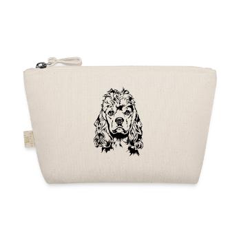 AMERICAN COCKER SPANIEL Dog Portrait Wilsigns - Organic Pouch - nature - Front