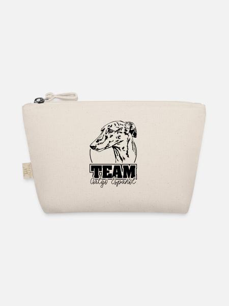 TEAM GALGO ESPANOL Dogs Greyhound Wilsigns - Organic Pouch - nature - Front