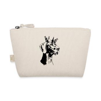 German Shorthair Crown Dog Dogs Wilsigns - Organic Pouch - nature - Front
