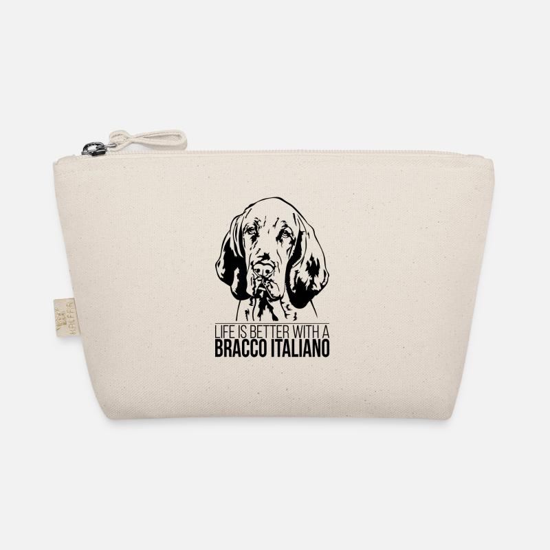 Bracco Italiano life is better Hunde Wilsigns Bio-Täschchen