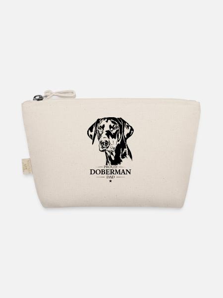 Doberman Papa Chien Chien Doberman Wilsigns - Trousse biologique - nature - Devant