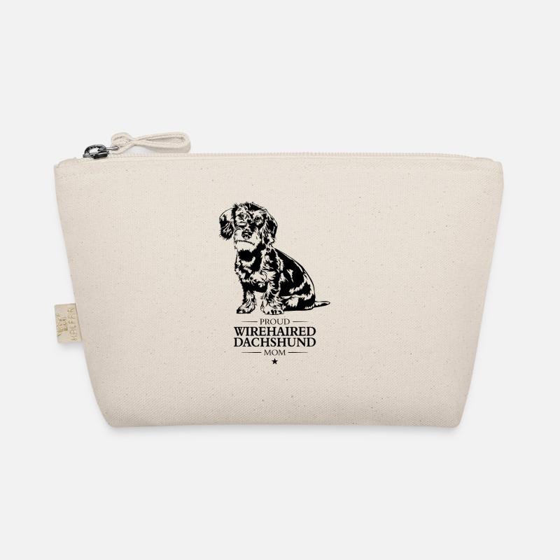 Wirehaired Dachshund Mom Wire-haired Dachshund Wilsigns Organic Pouch