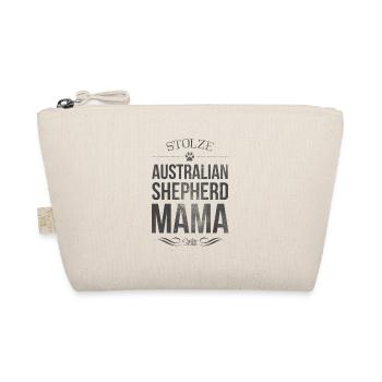 Stolze Australian Shepherd Mama - Bio-Täschchen - Natur - Vorne