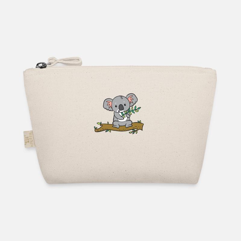 Koala - mit Eukalyptus auf Baum - Bio-Täschchen - Natur