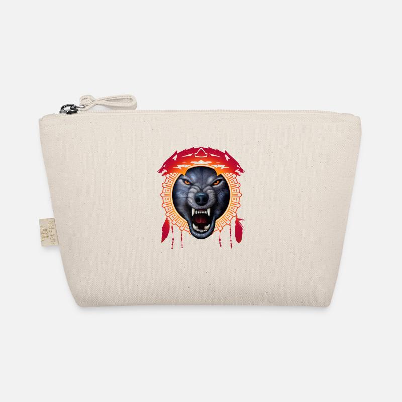 wolf - Organic Pouch - nature