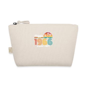 Vintage 1966 66 Birthday Retro Vintage Gift - Organic Pouch - nature - Front
