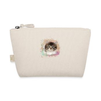 chaton, chat, graffiti, peinture, chat Maine Coon, - Trousse biologique - nature - Devant