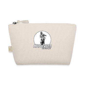 Motocross/enduro/freestyle mx/dirt bike retro - Organic Pouch - nature - Front