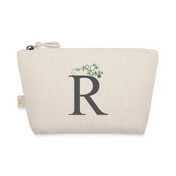 R with Shamrocks - Organic Pouch - nature - Front