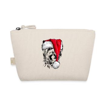 Santa YORKSHIRE TERRIER Weihnachten hunde Wilsigns - Bio-Täschchen - Natur - Vorne
