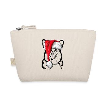 Welsh Corgi Weihnachten Hunde Wilsigns - Bio-Täschchen - Natur - Vorne