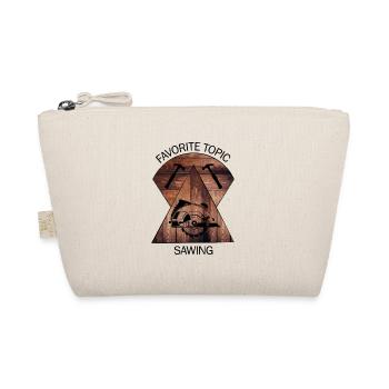Carpenter, carpenter, carpenter, carpenter, craftsman, wood - Organic Pouch - nature - Front