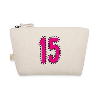 15. 15 YEARS. 15th ANNIVERSARY. 15 YEAR ANNIVERSARY. - Organic Pouch - nature - Front
