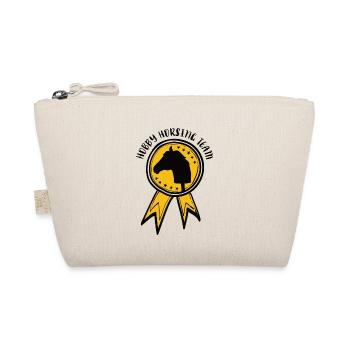 Turnierschleife Hobby Horse Rosette Turnier Team - Bio-Täschchen - Natur - Vorne