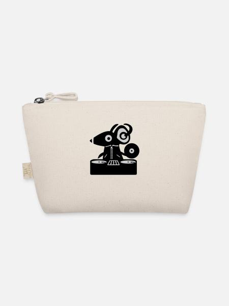 DJ Mouse - Rat - Organic Pouch - nature - Front