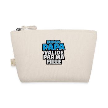 super papa validé par ma fille - Trousse biologique - nature - Devant