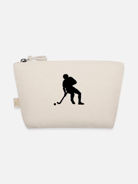 field hockey sport - Bio-Täschchen - Natur - Vorne