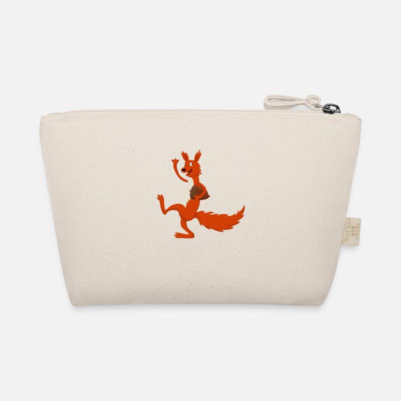 Eichhörnchen mit Eichel Bio-Täschchen