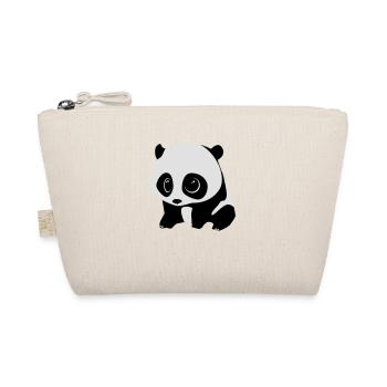 panda baby - Bio-Täschchen - Natur - Vorne