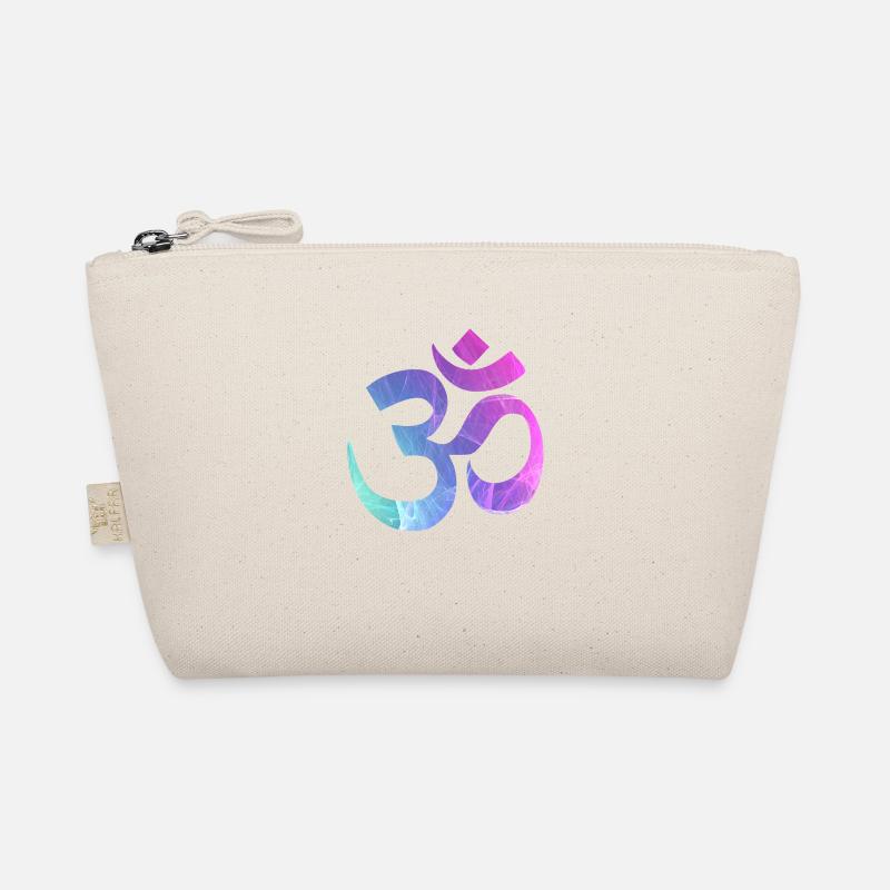 yoga om 4 - Bio-Täschchen - Natur