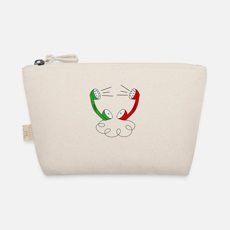 Telephones communication telephone conversation hello Organic Pouch
