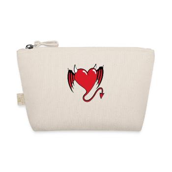 evil heart - Organic Pouch - nature - Front